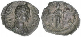 Julia Mamaea +235 Mutter des Severus Alexander
Römisches Reich - Kaiserzeit. Denar. VESTA
Rom
2,67g
Kampmann 64.17
ss