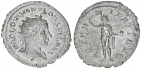 Gordianus III. Pius 238-244
Römisches Reich - Kaiserzeit. Antoninian. AETERNITATI AVG
Rom
3,33g
RIC 111
ss