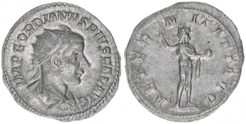 Gordianus III. Pius 238-244
Römisches Reich - Kaiserzeit. Antoninian. AETERNITAT...
