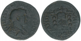Philippus II. 247-249
Römisches Reich - Kaiserzeit. Bronzemünze 26mm. Antiochia
9,95g
Krzyzanowska VII/14
ss-