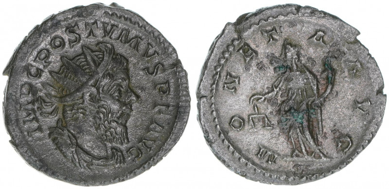 Postumus 260-269
Römisches Reich - Kaiserzeit. Antoninian. MONETA AVG
3,87g
Kamp...