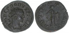 Probus 276-282
Römisches Reich - Kaiserzeit. Antoninian. ABVNDANTIA AVG
3,99g
Kampmann 112.16
ss +