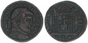 Maxentius 306-312
Römisches Reich - Kaiserzeit. Follis. CONSERV VRB SVAE
7,69g
Kampmann 129.17
ss