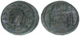 Populus Romanus
Römisches Reich - Kaiserzeit. Follis, ca.330. Brücke über Fluss - sehr selten
0,97g
RIC 21
ss/vz