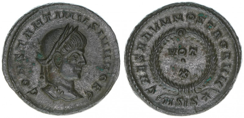 Constantinus II. jun.
Römisches Reich - Kaiserzeit. Follis. VOT X
3,49g
Kampmann...