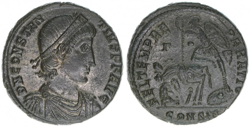 Constantius II. 337-361
Römisches Reich - Kaiserzeit. Follis. FEL TEMP REPARATIO...