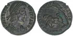 Constantius II. 337-361
Römisches Reich - Kaiserzeit. Follis. FEL TEMP REPARATIO
5,96g
Kampmann 147.89
ss/vz