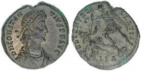 Constantius II. 337-361
Römisches Reich - Kaiserzeit. Follis. FEL TEMP REPARATIO
6,41g
Kampmann 147.89
vz-