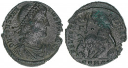 Constantius II. 337-361
Römisches Reich - Kaiserzeit. Follis. FEL TEMP REPARATIO
4,98g
Kampmann 147.89
ss/vz