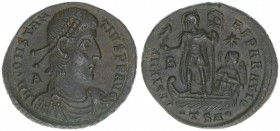 Constantius II. 337-361
Römisches Reich - Kaiserzeit. Follis. FEL TEMP REPARATIO
6,08g
Kampmann 147.89
ss/vz