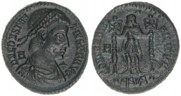 Constantius II. 337-361
Römisches Reich - Kaiserzeit. Follis. CONCORDIA MILITVM
4,43g
Kampmann 147.88
vz-