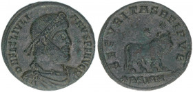 Julianus II. Apostata 360-363
Römisches Reich - Kaiserzeit. Doppelmaiorina. SECVRITAS REI PVB
8,38g
Kampmann 153.33
ss/vz