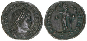 Constantinus I. 307-337
Römisches Reich - Kaiserzeit. Follis. SOLI INVICTO COMITI
Ticinum
3,85g
RIC 8
vz