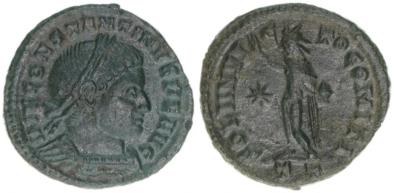 Constantinus I. 307-337
Römisches Reich - Kaiserzeit. Follis. SOLI INVICTO COMIT...