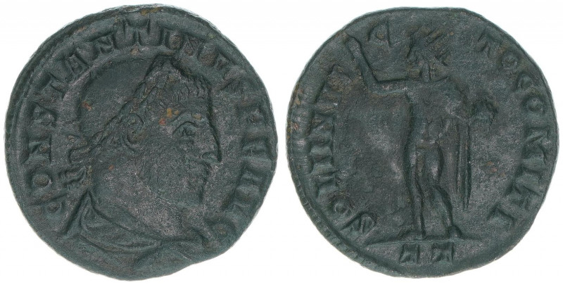 Constantinus I. 307-337
Römisches Reich - Kaiserzeit. Follis. SOLI INVICTO COMIT...