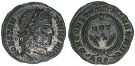 Constantinus I. 307-337
Römisches Reich - Kaiserzeit. Follis. VOT XX
Aquilea
3,00g
RIC 104var
vz-