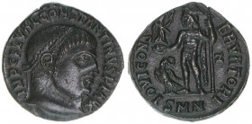 Constantinus I. 307-337
Römisches Reich - Kaiserzeit. Follis. IOVI CONSERVATORI
Nicomedia
3,77g
RIC12
vz