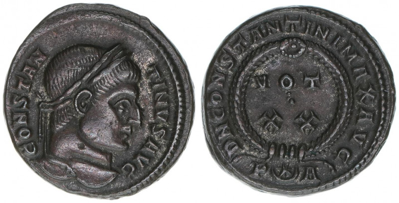 Constantinus I. 307-337
Römisches Reich - Kaiserzeit. Follis. VOT XX
Arelate
3,4...