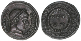 Constantinus I. 307-337
Römisches Reich - Kaiserzeit. Follis. VOT XX
Arelate
3,48g
RIC 239var
ss/vz