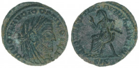Constantinus I. 307-337
Römisches Reich - Kaiserzeit. Follis. Divo Claudio Gedenk-Follis
Siscia
1,28g
RIC 43
ss-