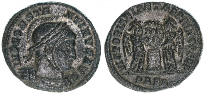 Constantinus I. 307-337
Römisches Reich - Kaiserzeit. Follis. VICTORIAE LAETAE P...