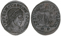 Constantinus I. 307-337
Römisches Reich - Kaiserzeit. Follis. SOLI INVICTO COMITI
Rom
3,12g
RIC 136
ss/vz