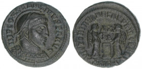 Constantinus I. 307-337
Römisches Reich - Kaiserzeit. Follis. VICTORIAE LAETIAE PRINC PERP
Siscia
2,90g
RIC 47
ss