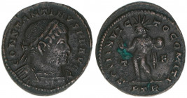 Constantinus I. 307-337
Römisches Reich - Kaiserzeit. Follis. SOLI INVICTO COMITI
Trier
4,83g
RIC 42
ss/vz