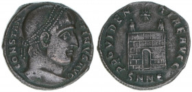 Constantinus I. 307-337
Römisches Reich - Kaiserzeit. Follis. PROVIDENTIAE AVGG
Nicomedia
2,86g
RIC 153
ss