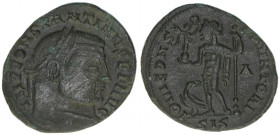 Constantinus I. 307-337
Römisches Reich - Kaiserzeit. Follis. IOVI CONSERVATORI
Siscia
3,04g
RIC 3
ss