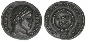 Constantinus I. 307-337
Römisches Reich - Kaiserzeit. Follis. VOT XX
Ticinum
3,12g
RIC 140
ss/vz