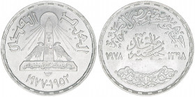 1 Gunayh, 1978
Ägypten. Auflage 50.000. 14,92g
Schön 191
vz/stfr