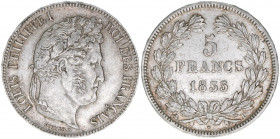 Louis Philippe I.
Frankreich - Juli-Monarchie. 5 Francs, 1835. 25,06g
Kahnt/Schön 72
ss