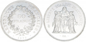 Republik
Frankreich. 50 Francs, 1979. Silber
30,01g
Schön 237
AG900
stfr