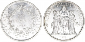Republik
Frankreich. 10 Francs, 1966. Silber
25,01g
Schön 236
AG900
stfr-