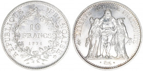 Republik
Frankreich. 10 Francs, 1971. Silber
25,01g
Schön 236
AG900
stfr