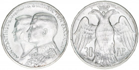 Konstantin II. 1964-1973
Griechenland. 30 Drachmen, 1964. 11,99g
Schön 87
vz