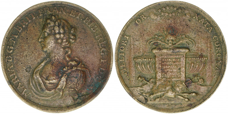 Maria
Großbritannien. alte Gussmedaille. auf die Krönung - 48mm
41,29g
ss-