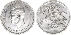 Georg VI.
Großbritannien. 5 Shilling, 1951. 28,48g
KM#880
stfr-