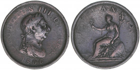Georg III.
Großbritannien. Penny, 1806. 17,98g
KM#663
s/ss