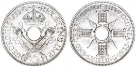 Georg V.
Großbritannien - Mandatsgebiet New Guinea. 1 Shilling, 1935. 5,37g
Schön 5
vz+