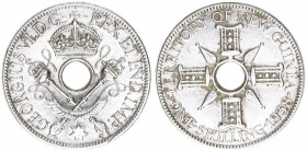 Georg VI.
Großbritannien - Mandatsgebiet New Guinea. 1 Shilling, 1938. 5,39g
Schön 10
vz+
