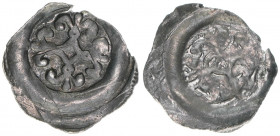 Friedrich II. 1245-1250
Nürnberg. Hohlpfennig, ohne Jahr. 0,66g
ss