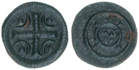 Bela II. 1131-1141
Ungarn. Denar, ohne Jahr. Kupfer - äußerst selten
0,35g
Huszar -
vz-