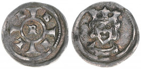 Bela IV. 1235-1270
Ungarn. Denar, ohne Jahr. 0,61g
Huszar 299
vz-