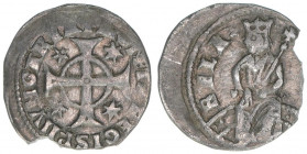 Bela IV. 1235-1270
Ungarn. Denar, ohne Jahr. 0,70g
Huszar 320
vz-