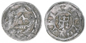 Istvan Kiraly 1270-1272
Ungarn. Obolus, ohne Jahr. selten
0,18g
Huszar 353
ss+