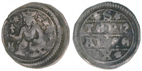 Stephan V. 1270-1272
Ungarn. Denar, ohne Jahr. 0,50g
Huszar 343
ss