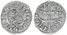 Sigismund 1386-1437
Ungarn. Denar, ohne Jahr. 0,50g
Huszar 576
ss+