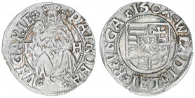 Wladislaw II. 1490-1516
Ungarn. Denar, 1504. 0,55g
Huszar 811
ss/vz